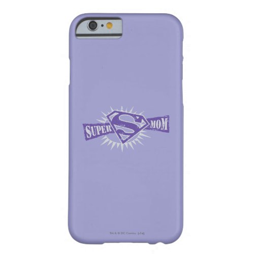 Super Mom Purple Starburst Barely There iPhone 6 Case