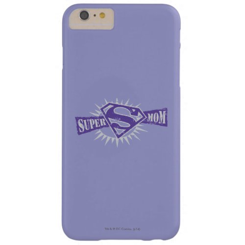 Super Mom Purple Starburst Barely There iPhone 6 Plus Case