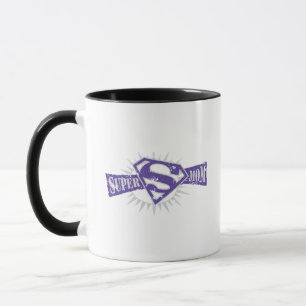 Super Mom Purple Starburst Mug