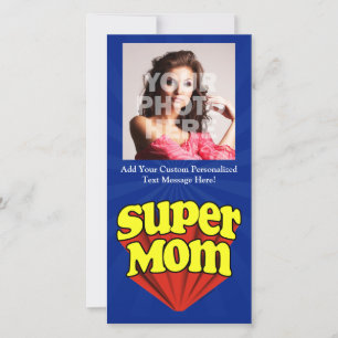 Super Mom Red/Yellow/Blue Superhero Mother's Day