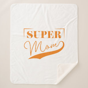 Super Mom Sherpa Blanket