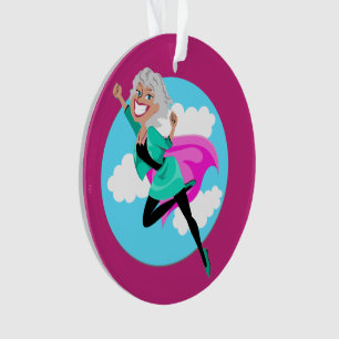 Super Mom, Sister, Friend, Auntie, Teacher Ornament