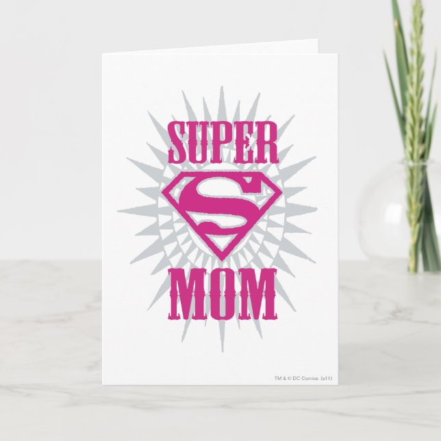 Super Mom Starburst Card (Front)