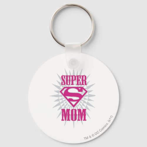 Super Mom Starburst Keychain