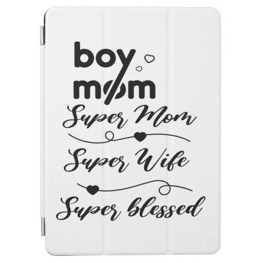 Super mom Super wife Super woman design  iPad Air Cover