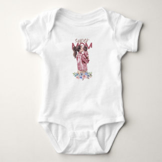 Super Mom T-Shirt Collection Baby Bodysuit