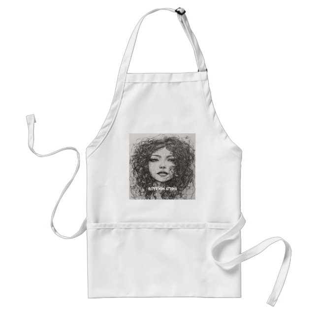 Super Mom Template Aprons (Front)