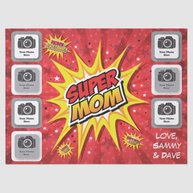 Super Mom Tissue Paper (Front)