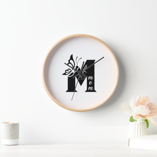 Super mom | wall clock | home decor | living room