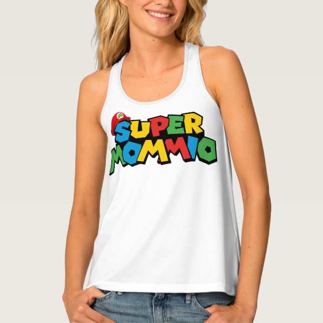 Super Mommio for best mom  Tank Top (Front)