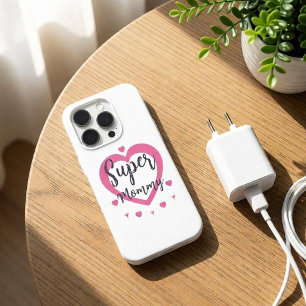 Super Mommy Personalized Best Mom Gift iPhone Case