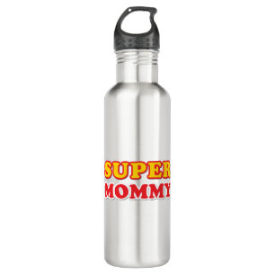 Super Mommy Stainless Steel Water Bottle