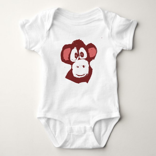 Super Monkey Baby Bodysuit (Front)