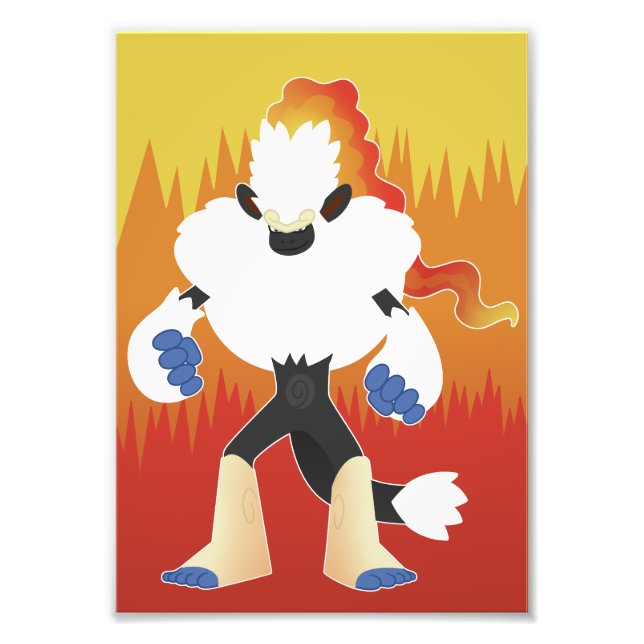 Super Monkey Photo Print (Front)