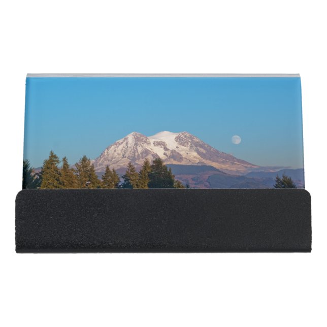 Super Moon 2014 Desk Business Card Holder (Front)