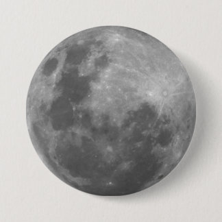 Super Moon Full Moon Lunar Photograph Sticker Button