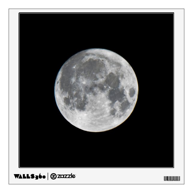 Super Moon | Mendota Heights Minnesota Wall Decal (Front)