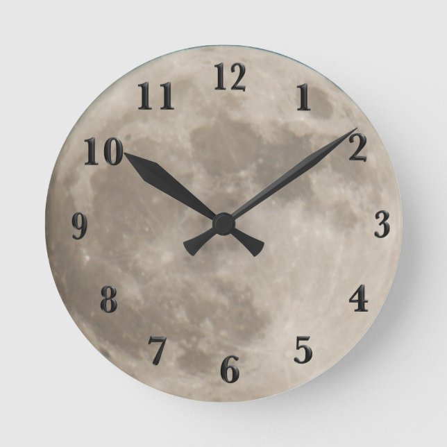 Super Moon November 13th 2016 Round Clock (Front)