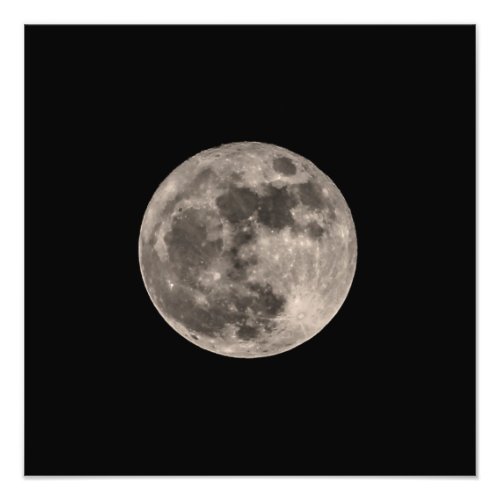 Super Moon November 2016 Photo Print Image