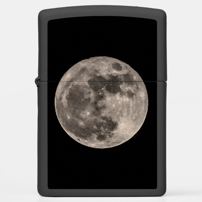 Super Moon November 2016 Photo Print Image Zippo Lighter (Front)