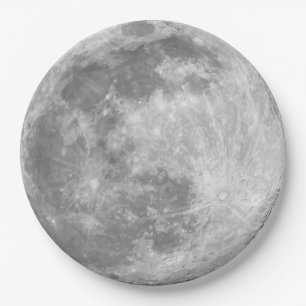 SUPER MOON PAPER PLATES