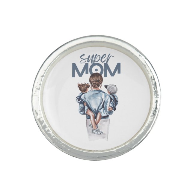 super mother ring (Front)