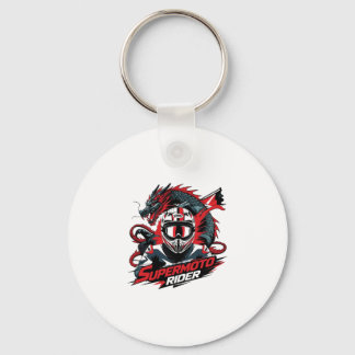 Super Moto Rider � Motorcycle Keychain