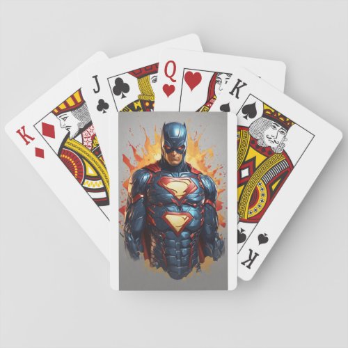 Super natural power hero superheroes  playing cards