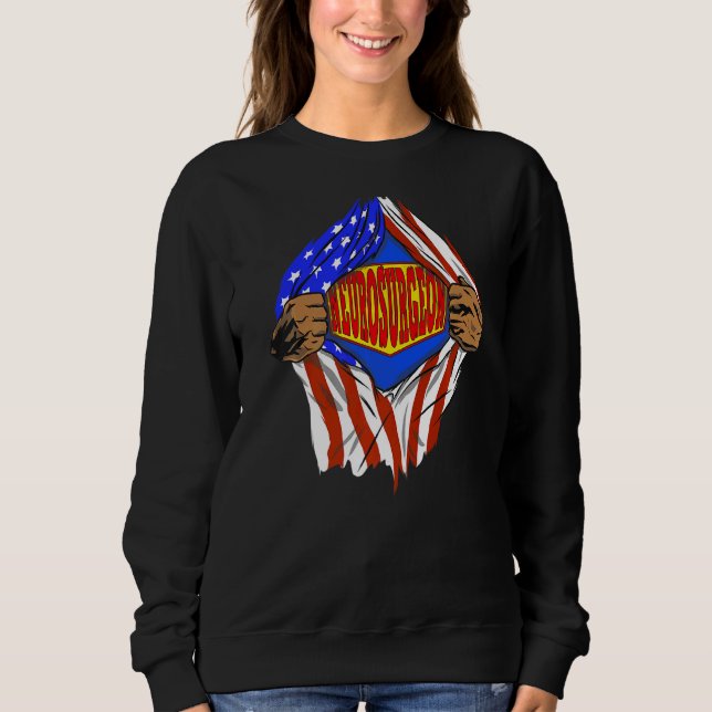 Super Neurosurgeon Hero Job Sweatshirt (Front)