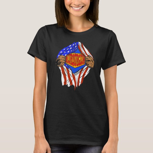 Super Neurosurgeon Hero Job T-Shirt (Front)