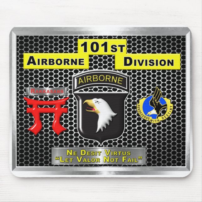 Super New Design of 101st Airborne Division Mouse Pad (Front)
