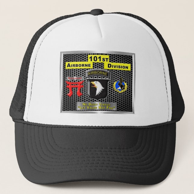 Super New Design of 101st Airborne Division Trucker Hat (Front)