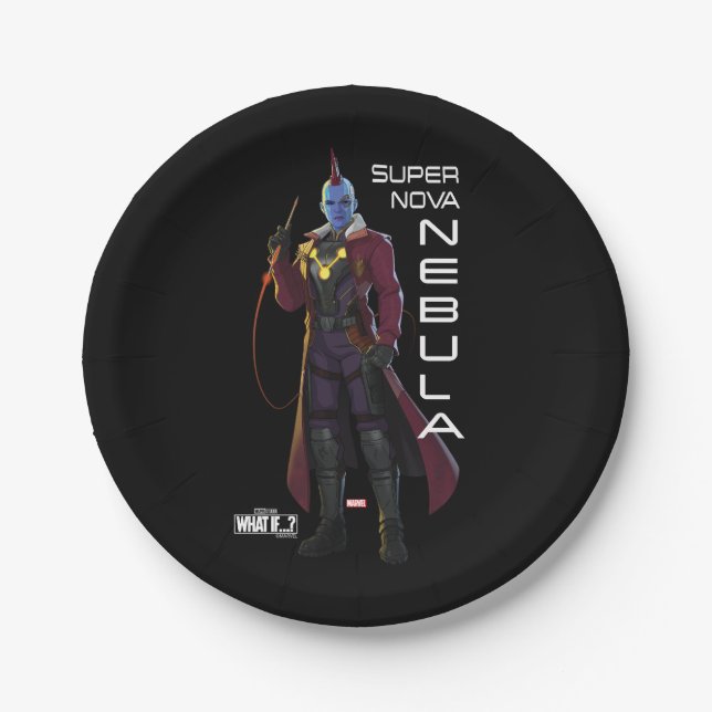 Super Nova Nebula Paper Plates (Front)