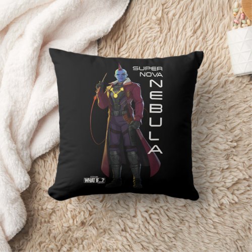 Super Nova Nebula Throw Pillow