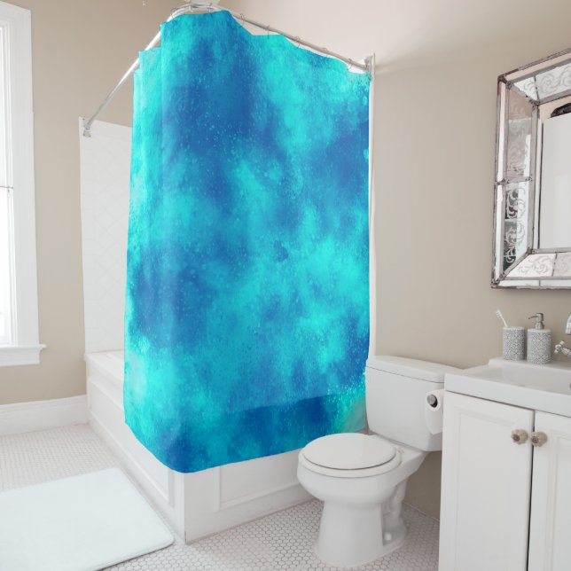 Super Nova Shower Curtain (In Situ)