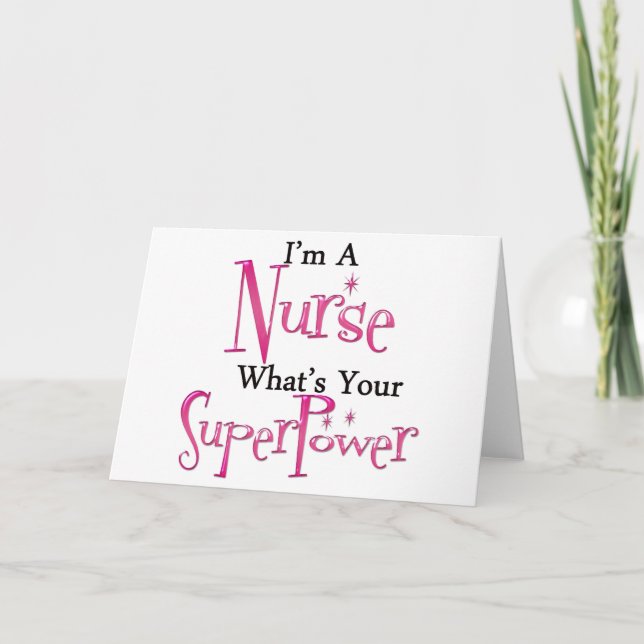 Super Nurse Card (Front)