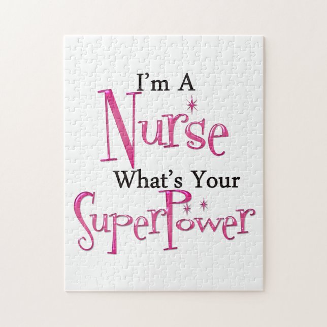 Super Nurse Jigsaw Puzzle (Vertical)