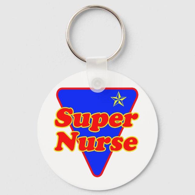 Super Nurse Keychain (Front)