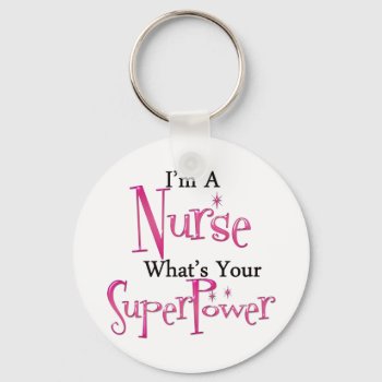 Super Nurse Keychain by medical_gifts at Zazzle