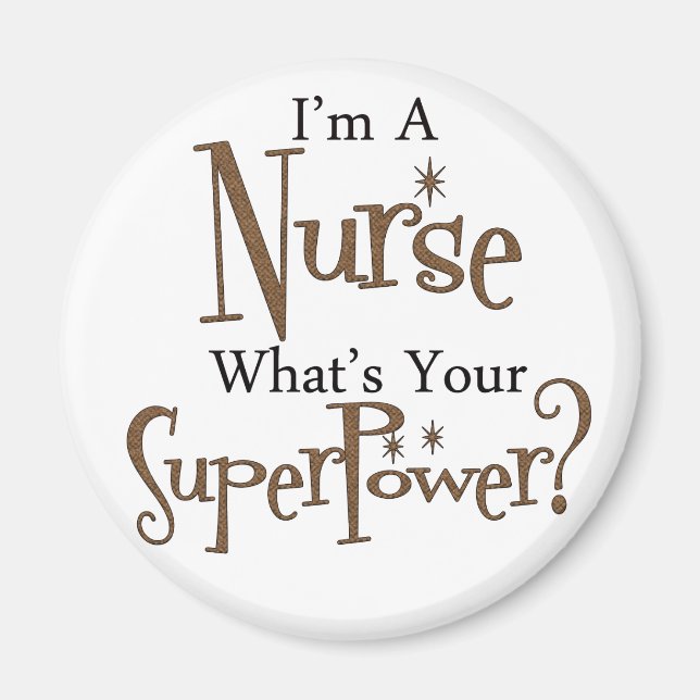Super Nurse Magnet (Front)