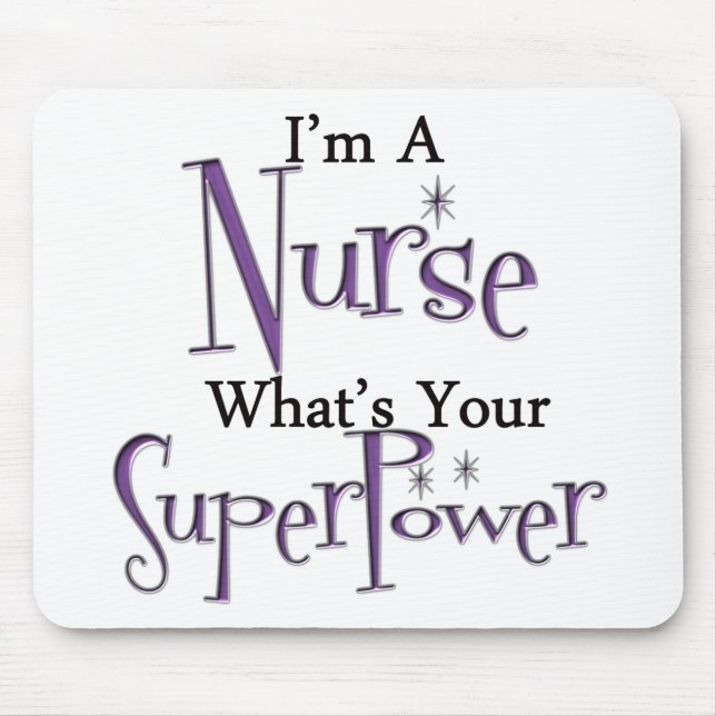 Super Nurse Mouse Pad (Front)