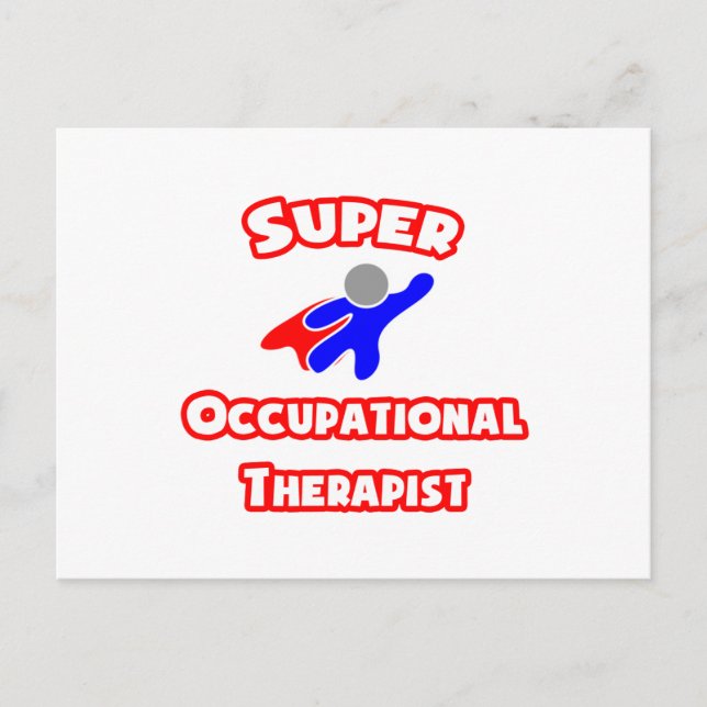 Super Occupational Therapist Postcard (Front)