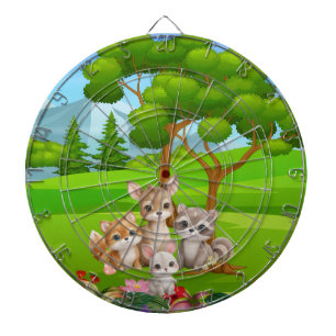 Super Panda Hero — Cute Kawaii Flying Panda Baby B Dart Board
