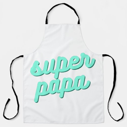 Super papa _ fathers day mens cooking apron apron