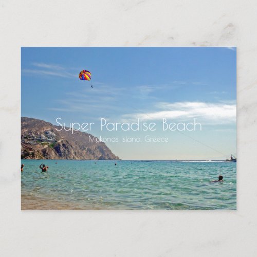 Super Paradise Beach Postcard