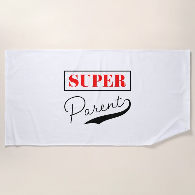 Super Parent Beach Towel (Front)