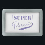 Super Parent Belt Buckle<br><div class="desc">Super Parent is a modern script design that celebrates the wisdom and love of Parents. This design is also available for all members of your family,  so be sure to check it out on shop!</div>