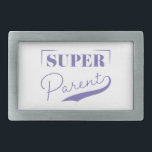 Super Parent Belt Buckle<br><div class="desc">Super Parent is a modern script design that celebrates the wisdom and love of Parents. This design is also available for all members of your family, so be sure to check it out on shop!</div>