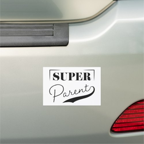 Super Parent Car Magnet