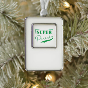 Super Parent Christmas Ornament